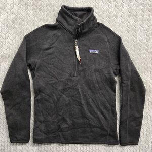 Patagonia Better Sweater Fleece ¼ Zip Pullover‎ Women's Size Small Black